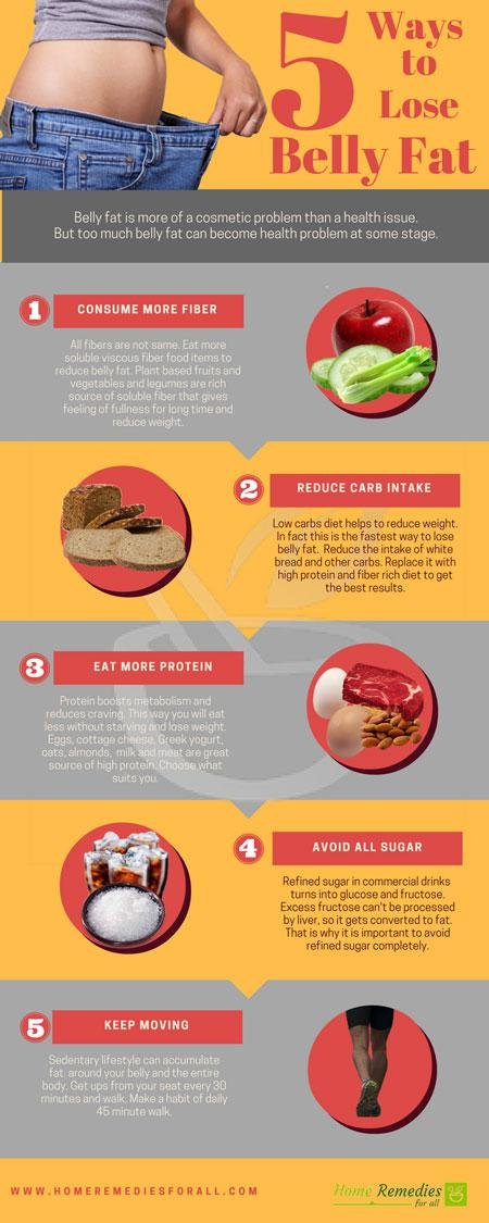 belly fat infographic