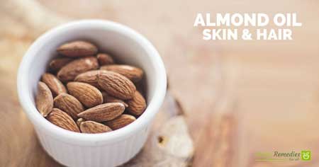 almond oil for skin hair