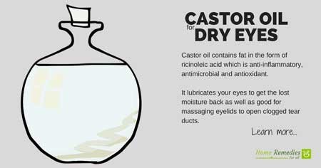 castor oil for dry eyes