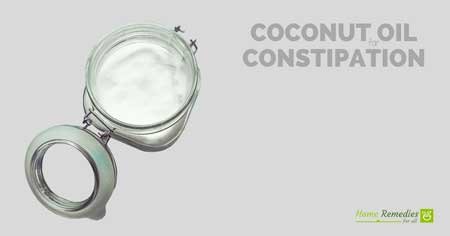 coconut oil for constipation