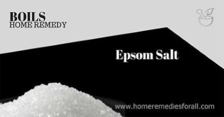 Picture of Home Remedies for Boils Epsom Salt