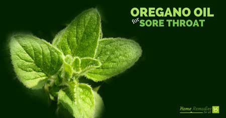 oregano oil for sore throat